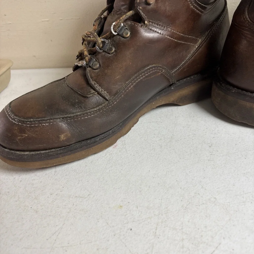 Red Wing 2156 Men's 11 Chukka Ankle Work Distressed Brown Leather Boots Shoes‎